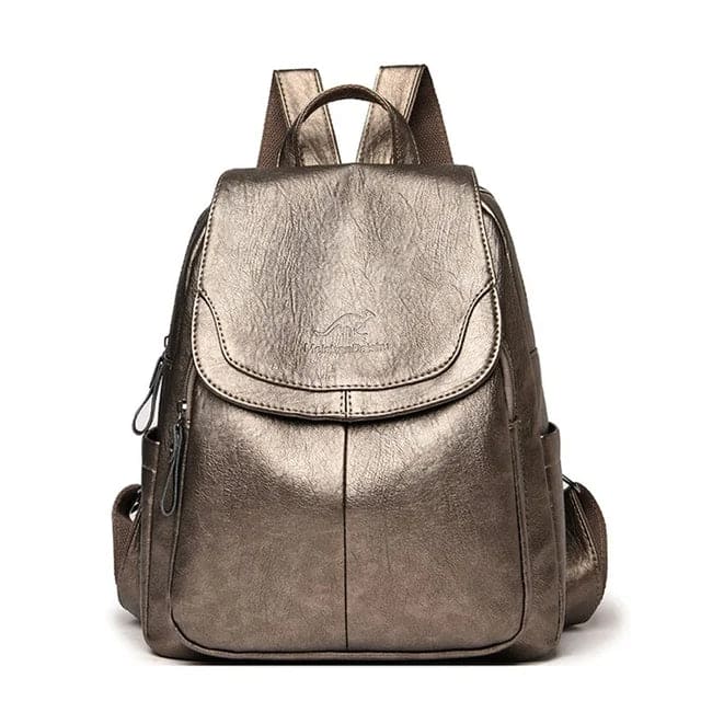 Stylish Leather Backpack