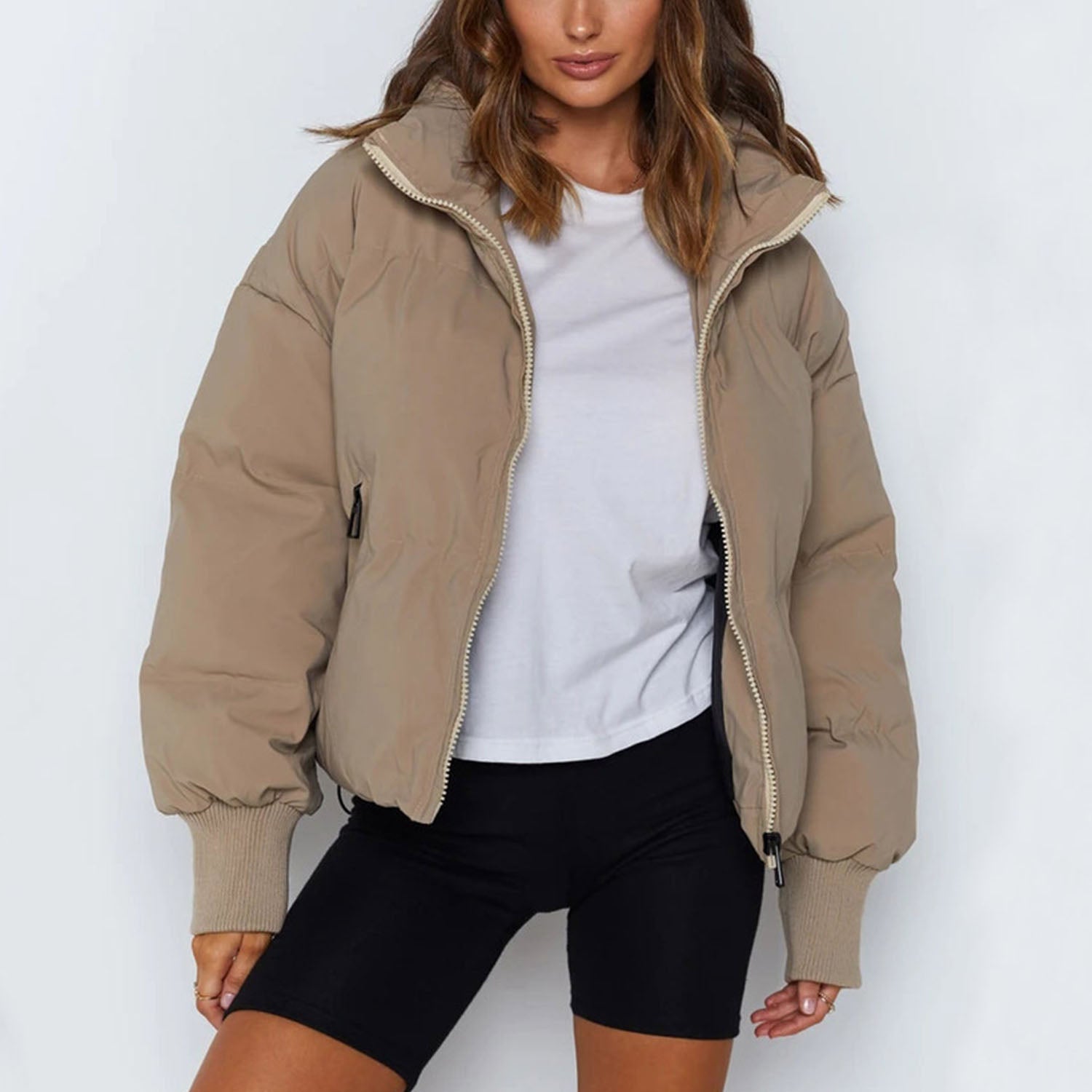 Timona | Cropped Down Jacket for Women – Warm, Light & Stylish