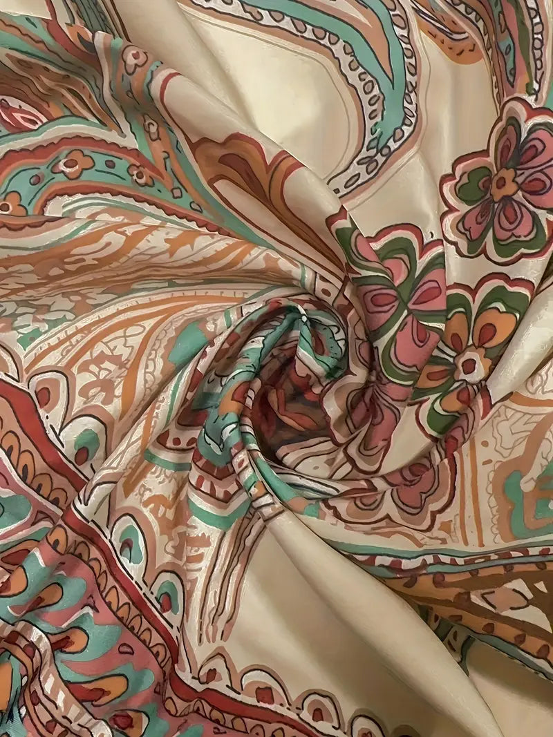 Geja | Women's Boho Paisley Wide Leg Pants – Style & Comfort