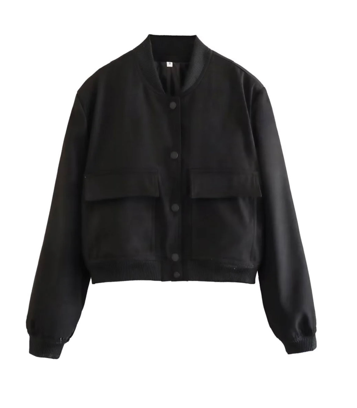Stylish Cropped Bomber Jacket