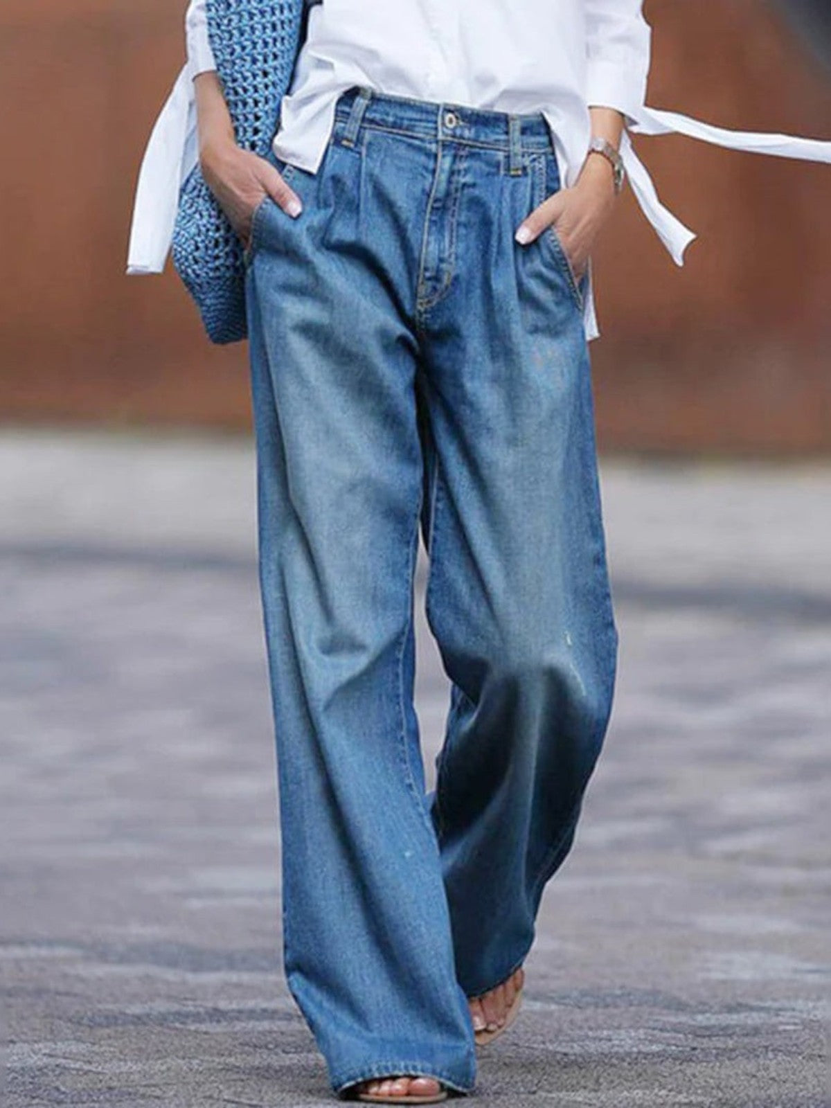 Minke | Women's High-Waisted Wide-Leg Jeans