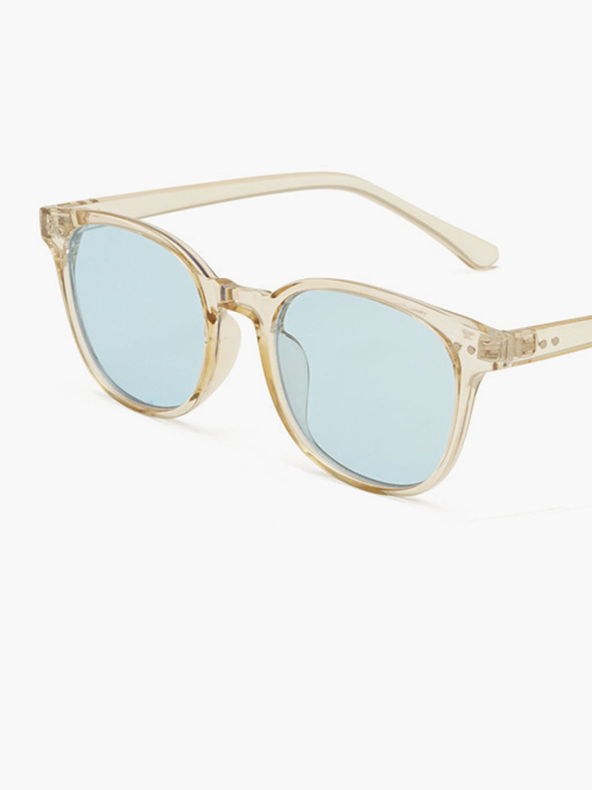 Trendy Light Blue Women's Sunglasses with UV Protection