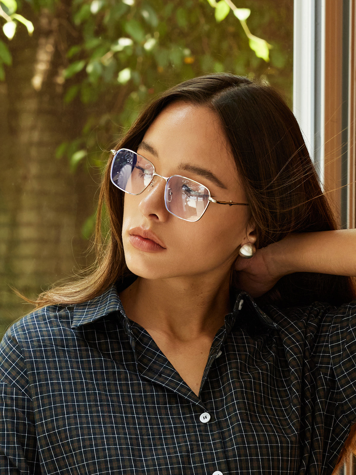 Anca | Stylish Square Glasses for Everyone - UV Protection