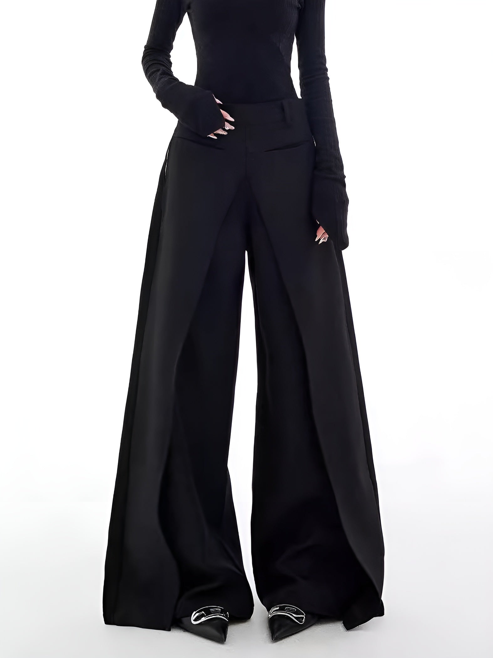 Noma | Lightweight Casual Wide-Leg Trousers with Pockets