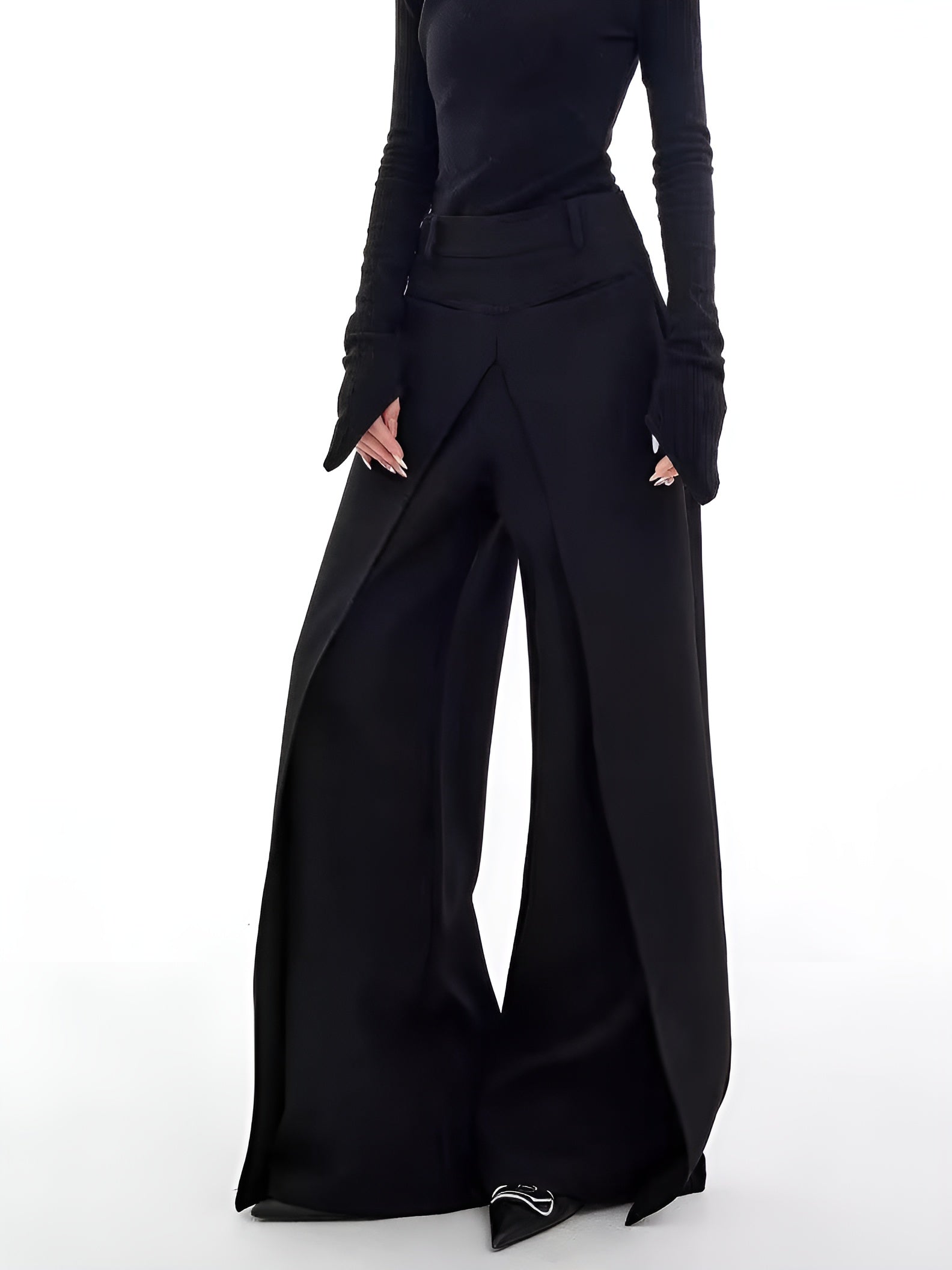 Noma | Lightweight Casual Wide-Leg Trousers with Pockets