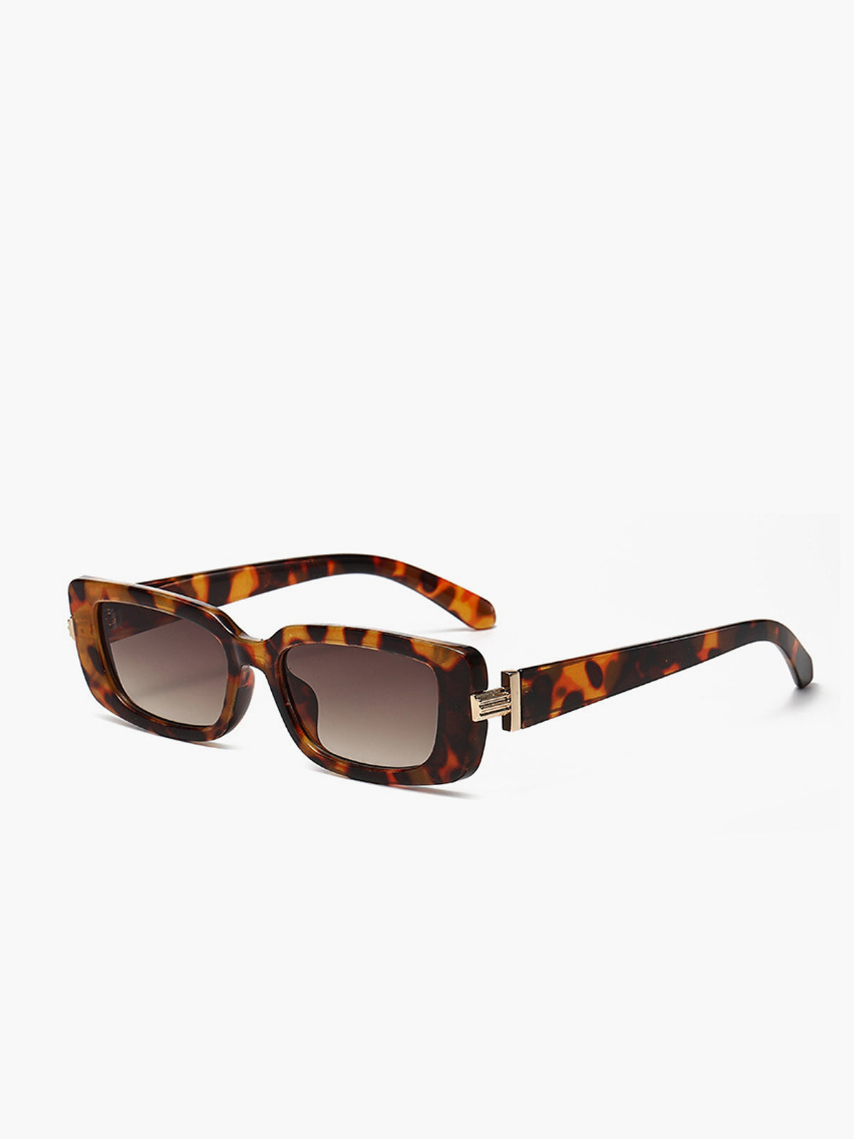 Jalee | Trendy Square Leopard Print Sunglasses