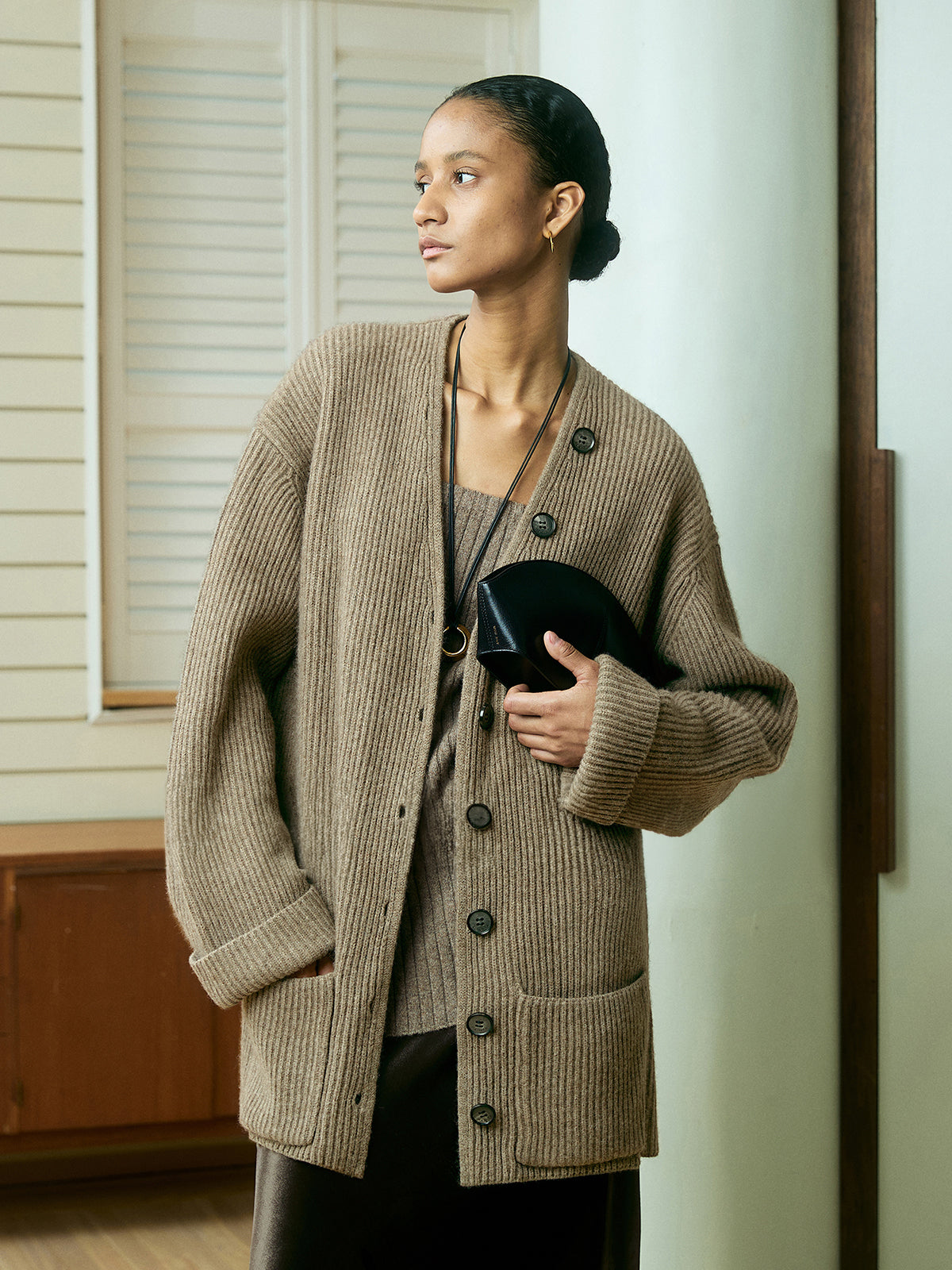 Annita | Ribbed Knit Cardigan for Women – Soft & Stretchy