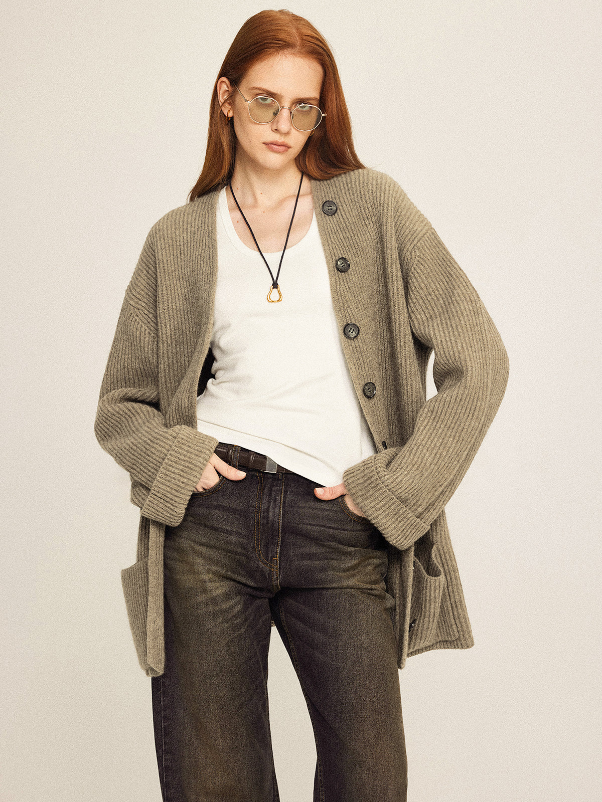 Annita | Ribbed Knit Cardigan for Women – Soft & Stretchy