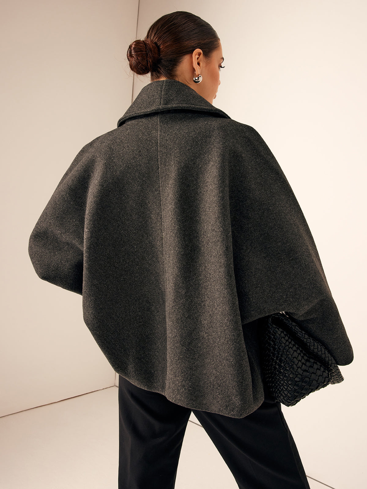 Analisa | Tweed Short Jacket with Pocket Details – Warm Jacket for Autumn & Winter