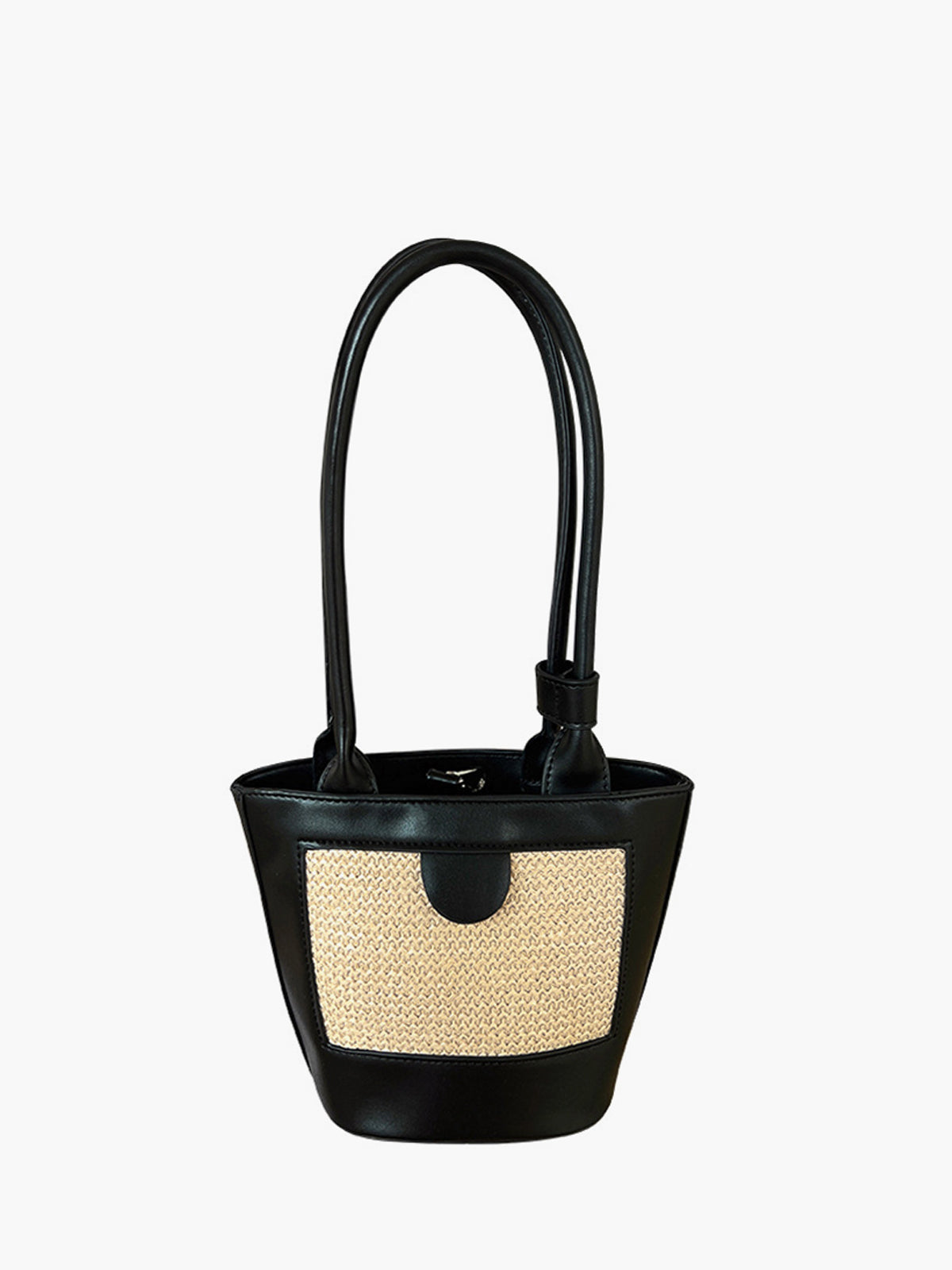 Christine | Tote Bag Women – Woven Handbag with Vegan Leather