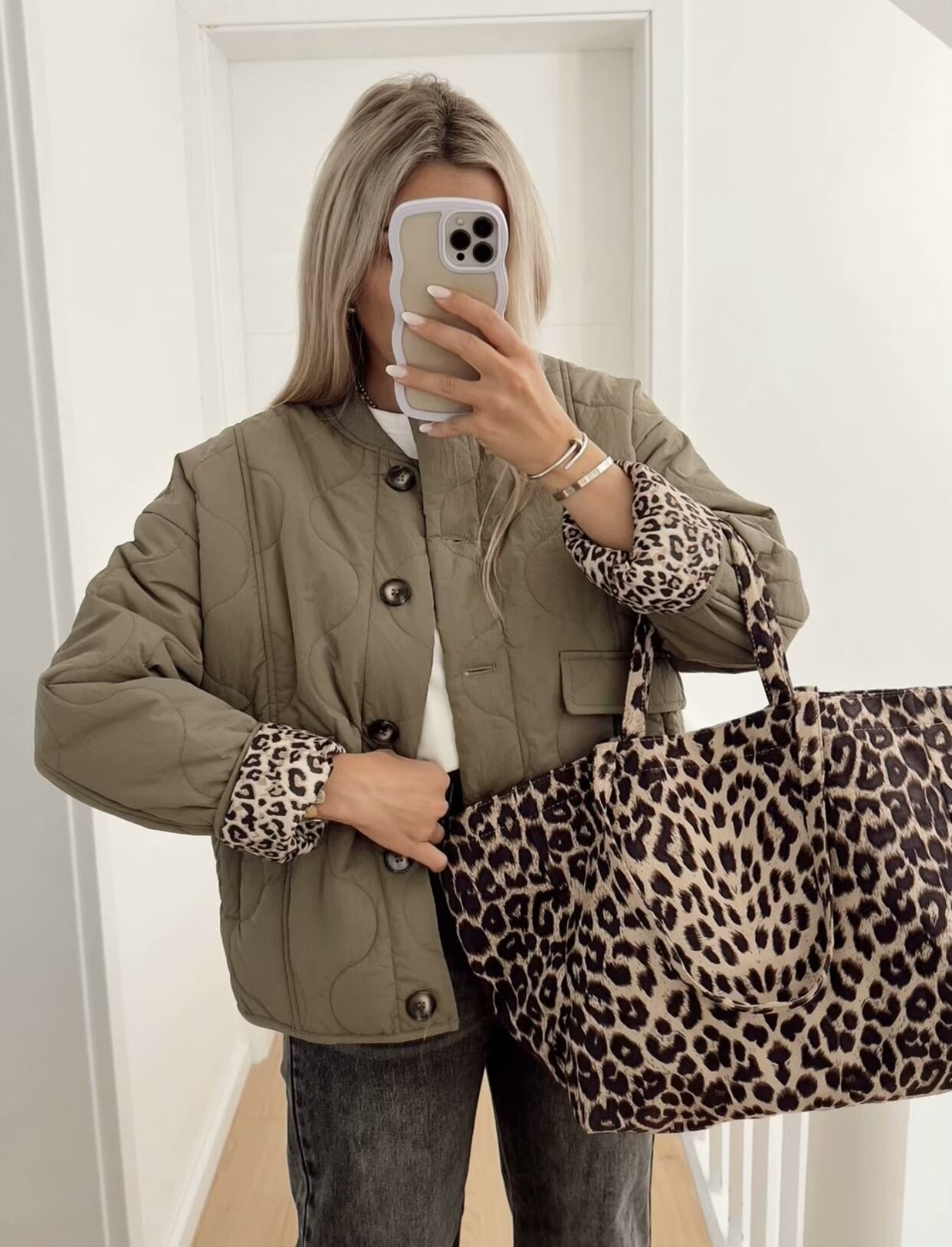 Leonne | Luxe Leopard Print Jacket