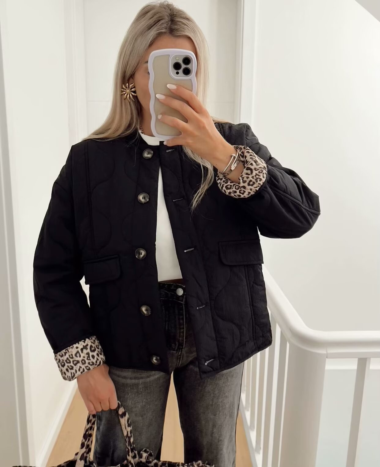 Leonne | Luxe Leopard Print Jacket