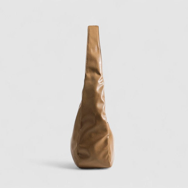 Nouri | Shoulder Bag Made of High-Quality Vegan Leather with Gold Details