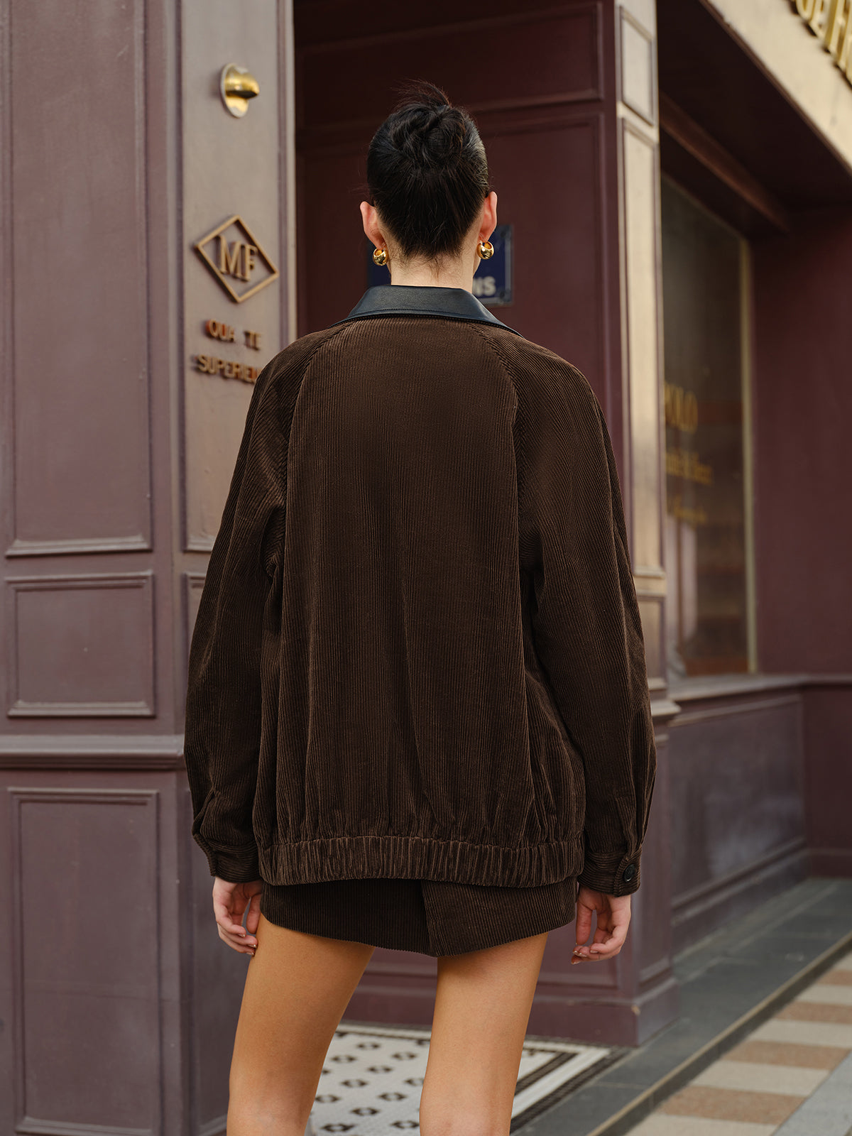 Cora | Corduroy Casual Intermediate Jacket for Women