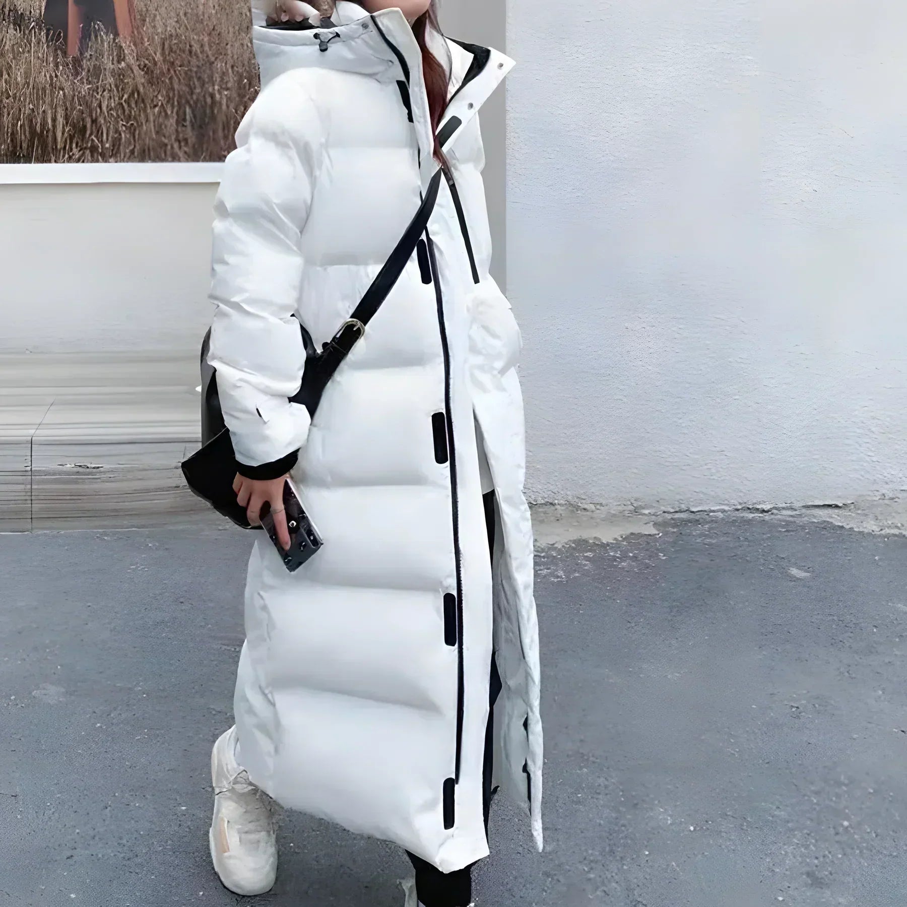 Anike | Long Winter Coat for Women - Waterproof & Windproof