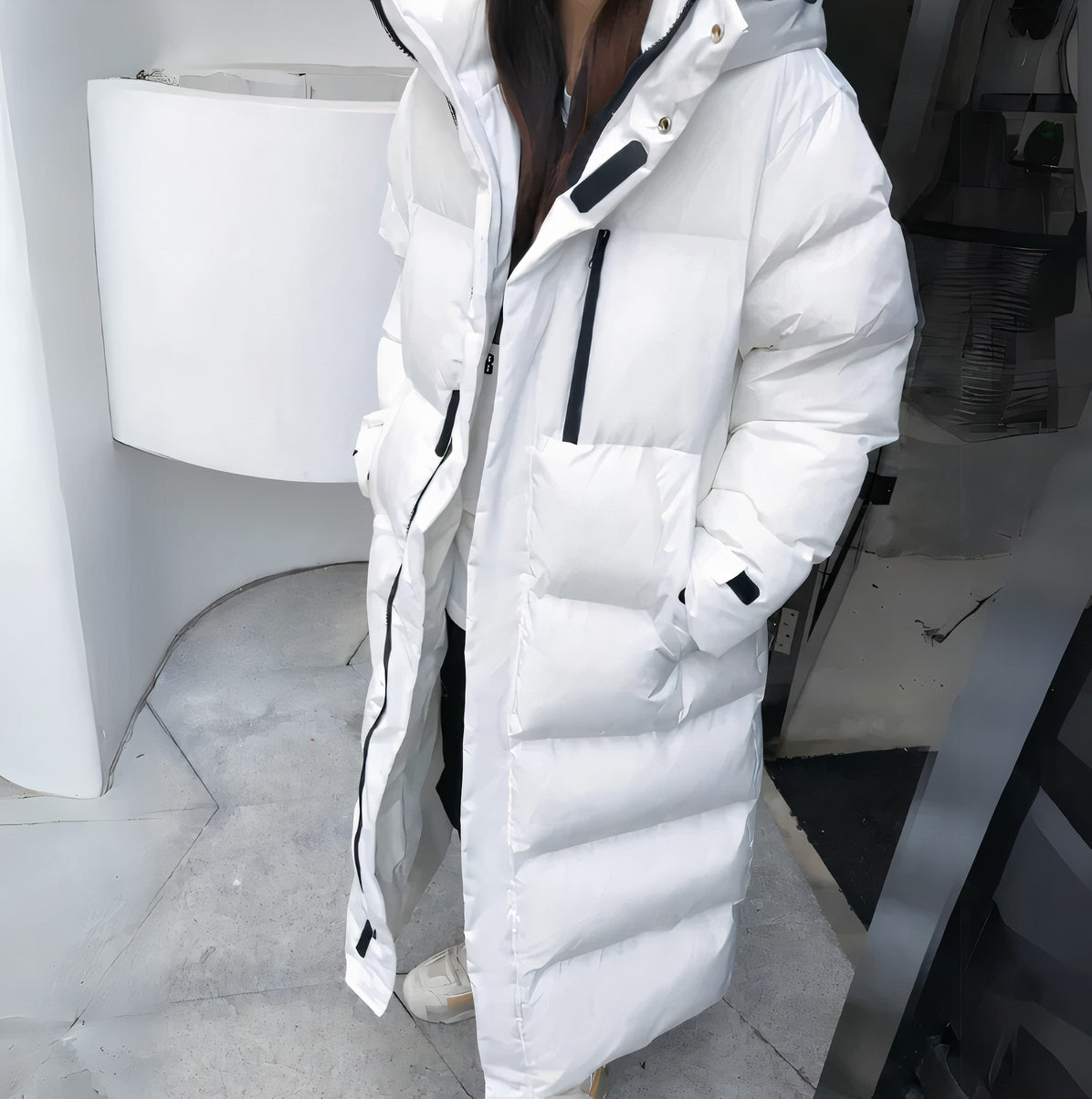 Anike | Long Winter Coat for Women - Waterproof & Windproof