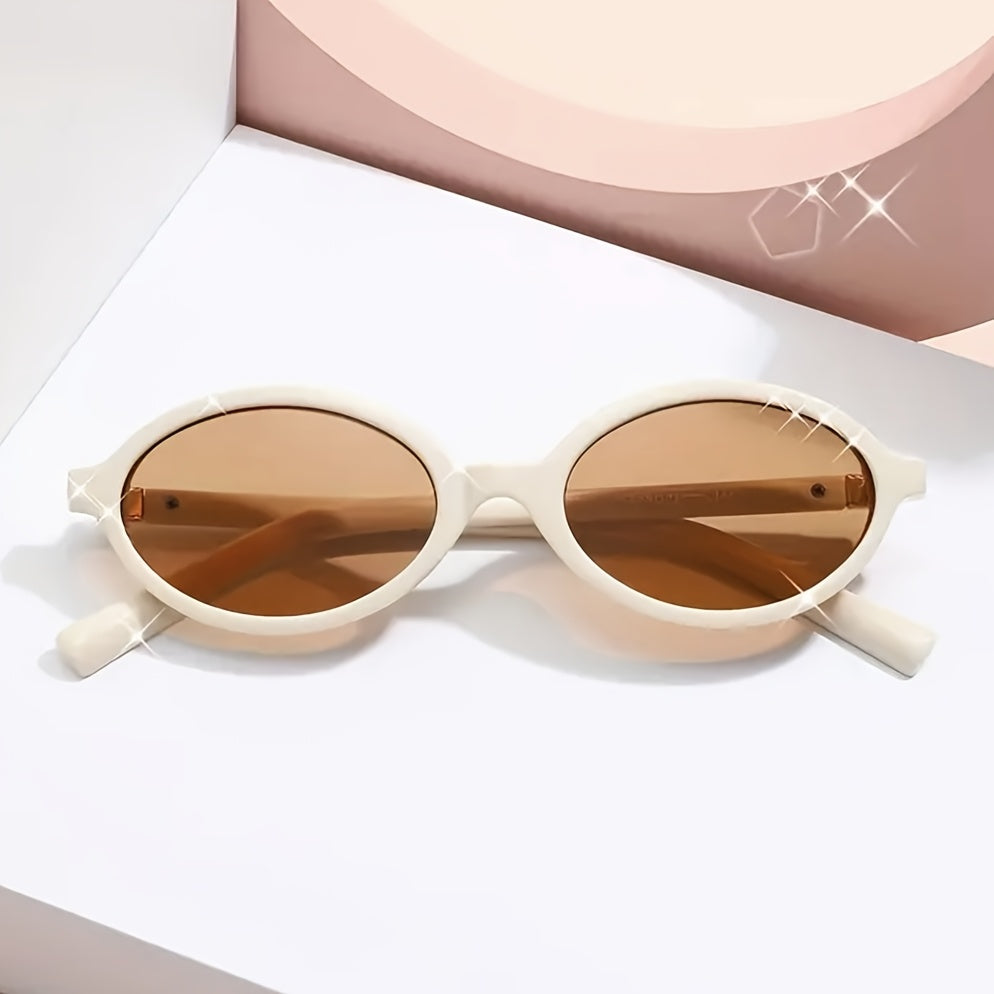 Ivy | Chic Retro Oval Sunglasses for Women