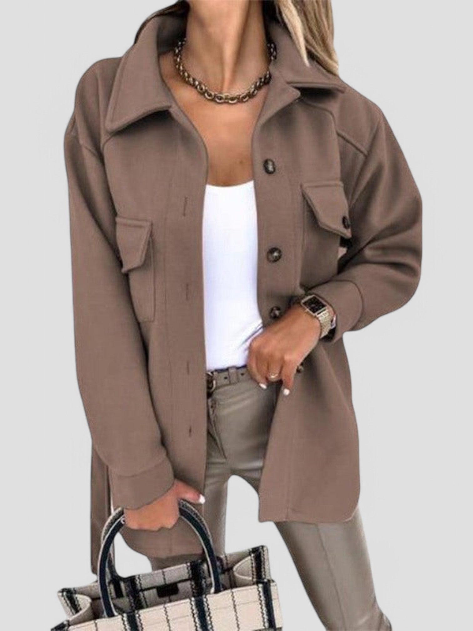 Trendy Summer Vest with Stylish Buttons for Women