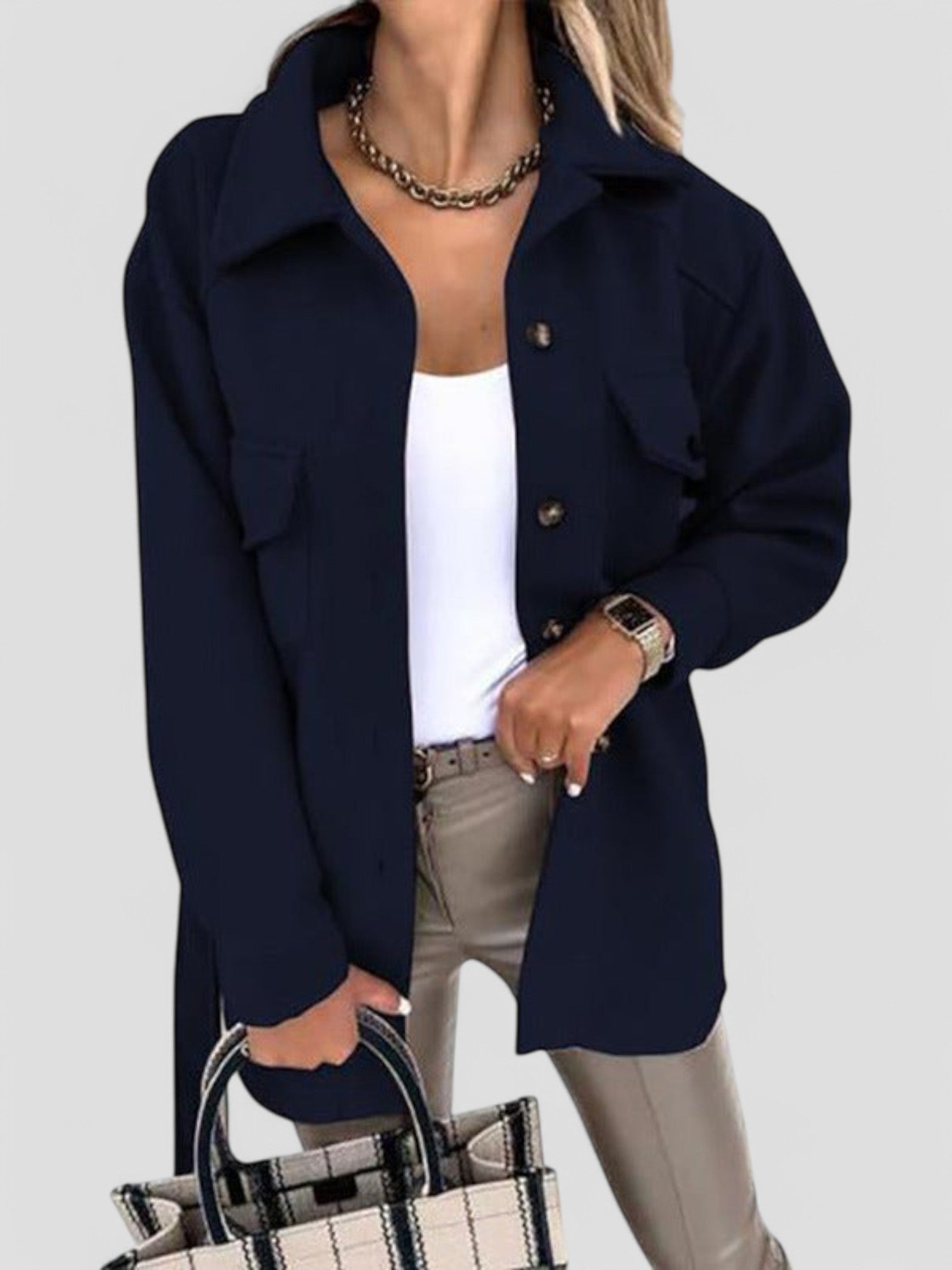 Trendy Summer Vest with Stylish Buttons for Women
