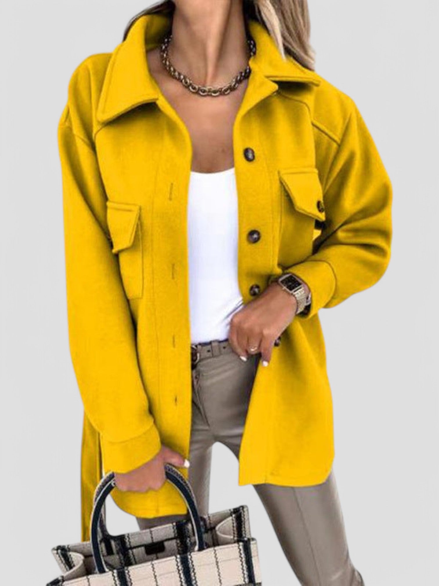 Trendy Summer Vest with Stylish Buttons for Women