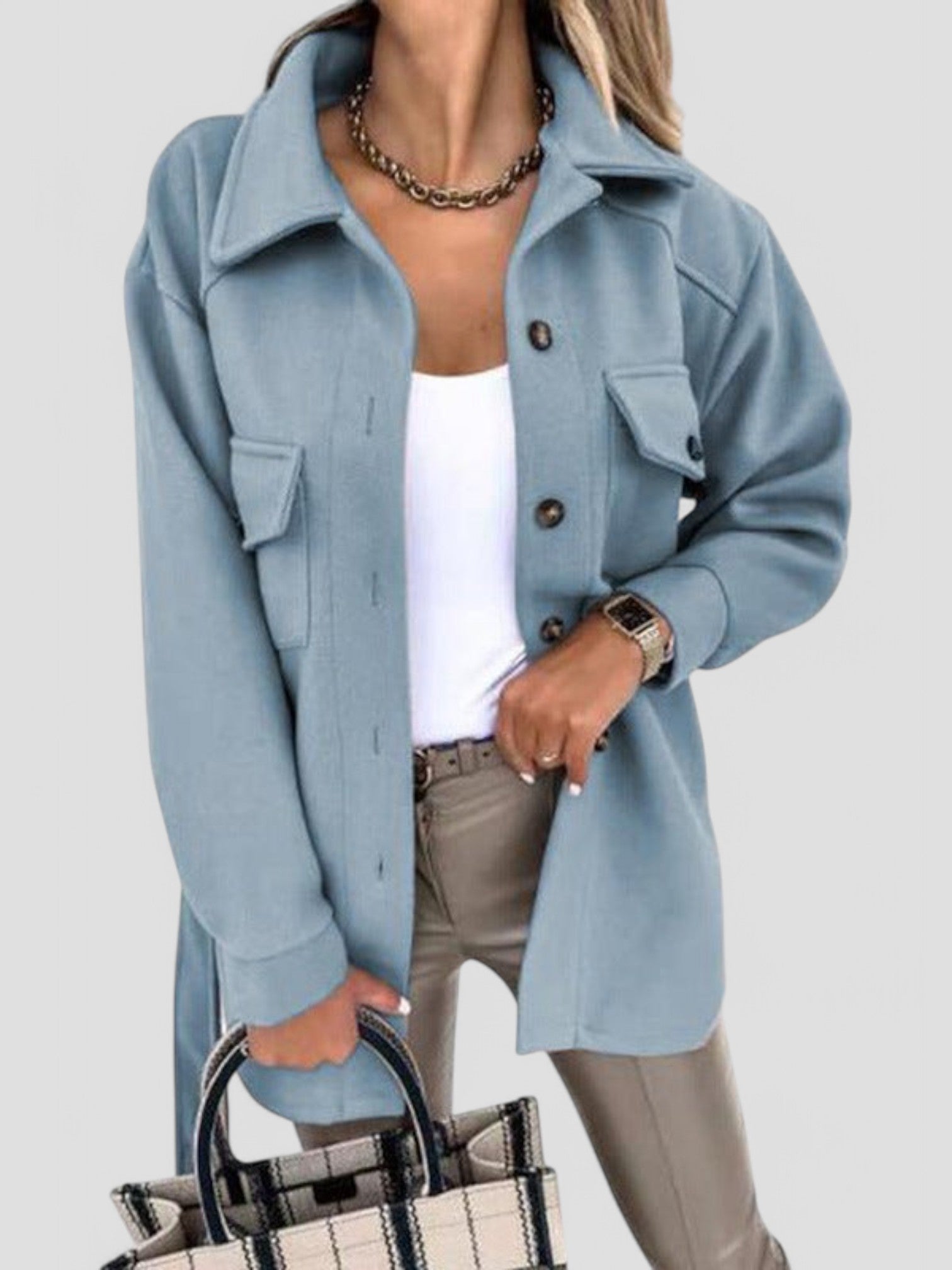 Trendy Summer Vest with Stylish Buttons for Women