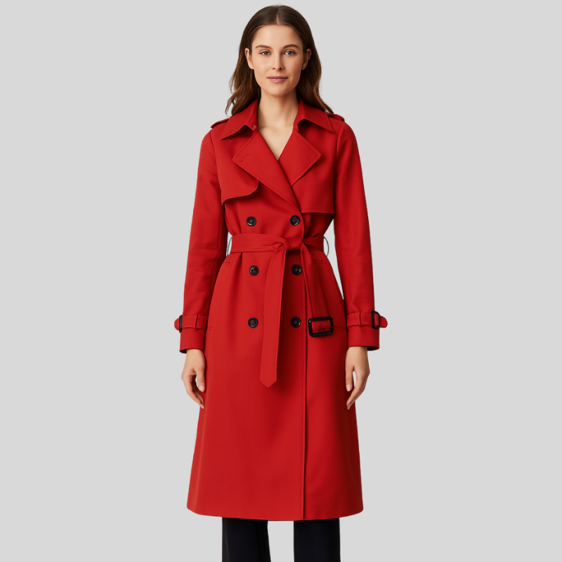 Elze | Women's Trench Coat Tailored - Elegant and Comfortable
