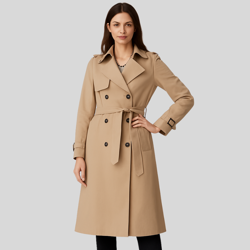 Elze | Women's Trench Coat Tailored - Elegant and Comfortable