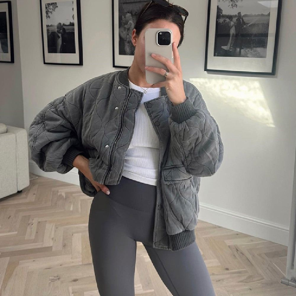 Lola | Cropped Bomber Jacket for Women