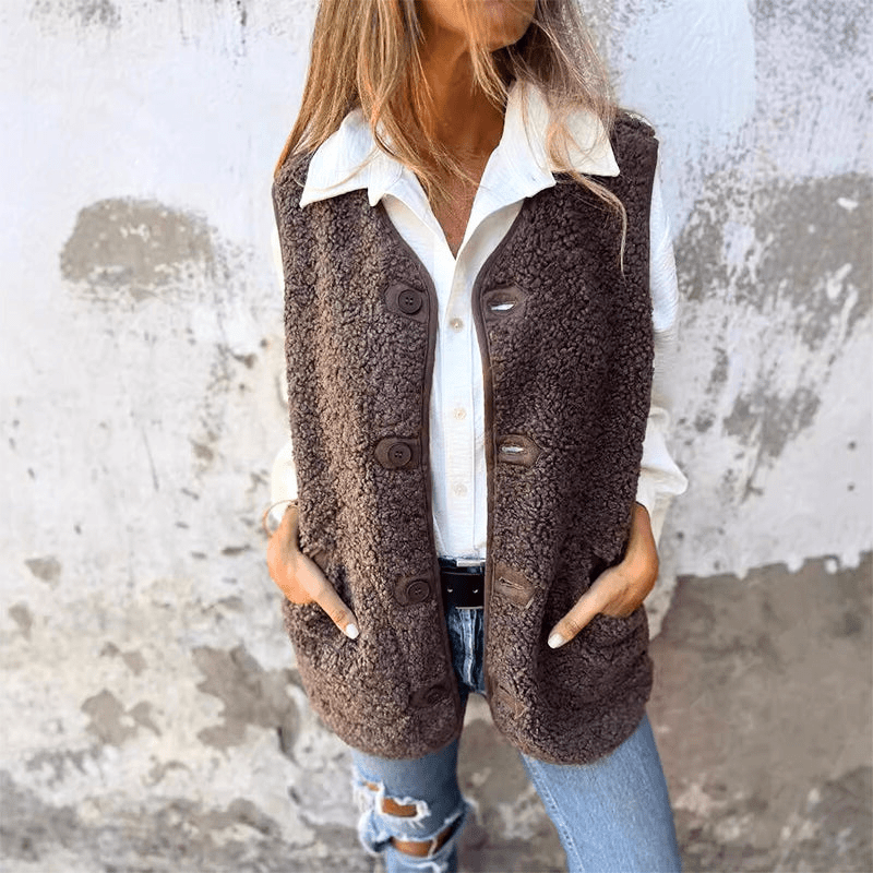 Aleida | Gilet Top for Women - Soft and Warm