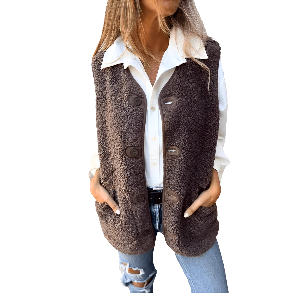 Aleida | Gilet Top for Women - Soft and Warm