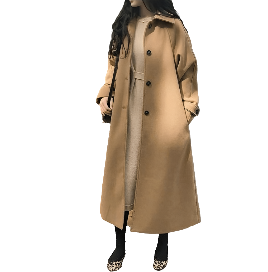 Nisha | Long Women's Trench Coat for Winter - Comfortable and Elegant