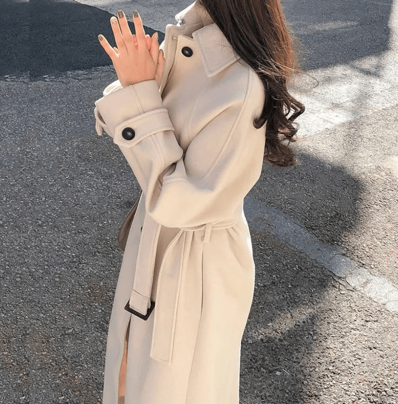 Nisha | Long Women's Trench Coat for Winter - Comfortable and Elegant