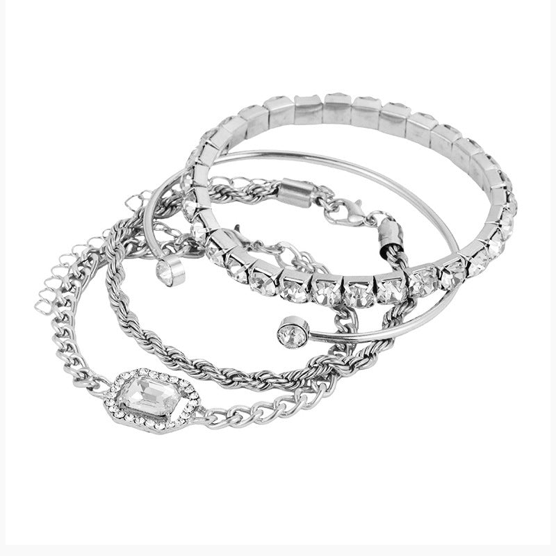 Inyx | Elegant Four-Piece Bracelet Collection
