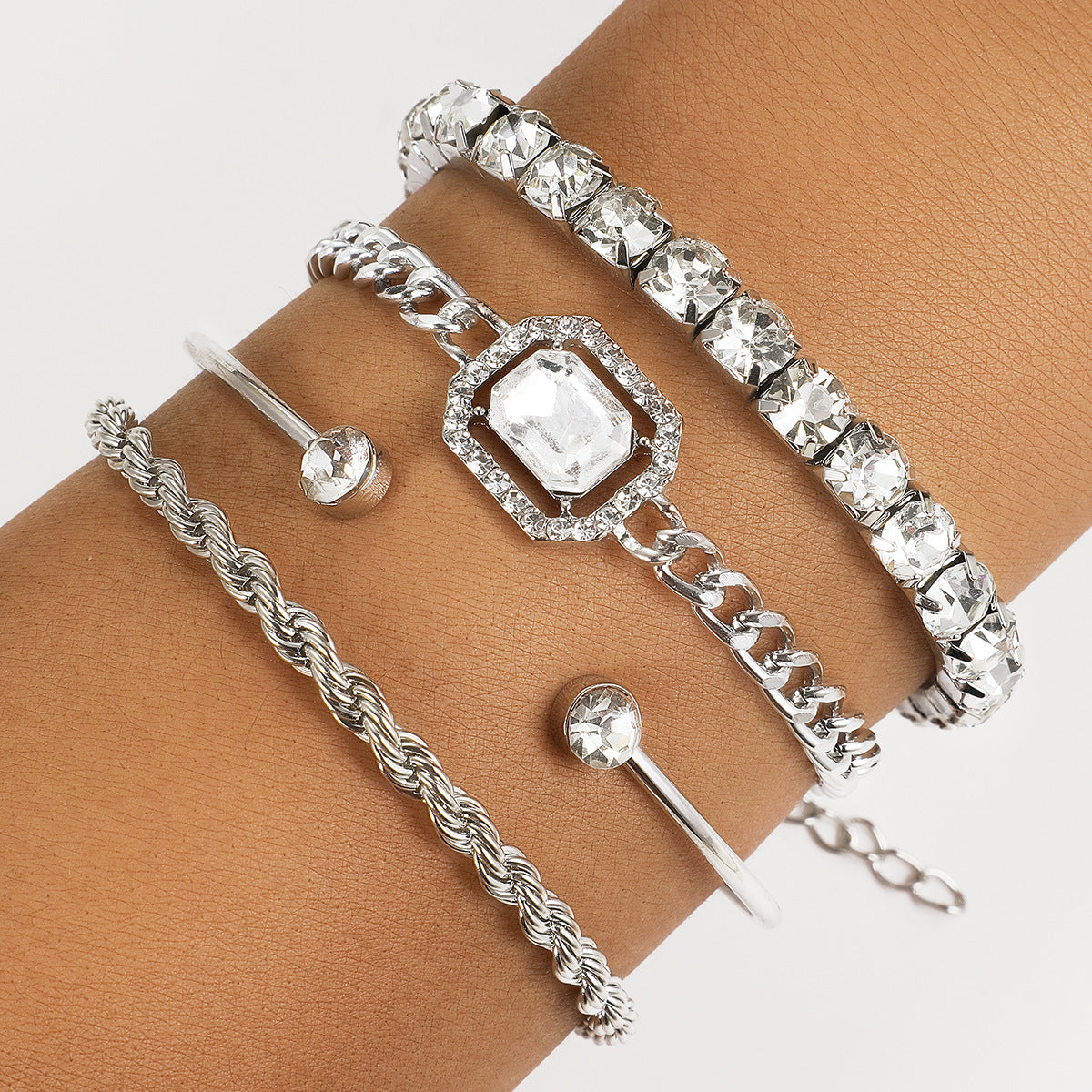 Inyx | Elegant Four-Piece Bracelet Collection