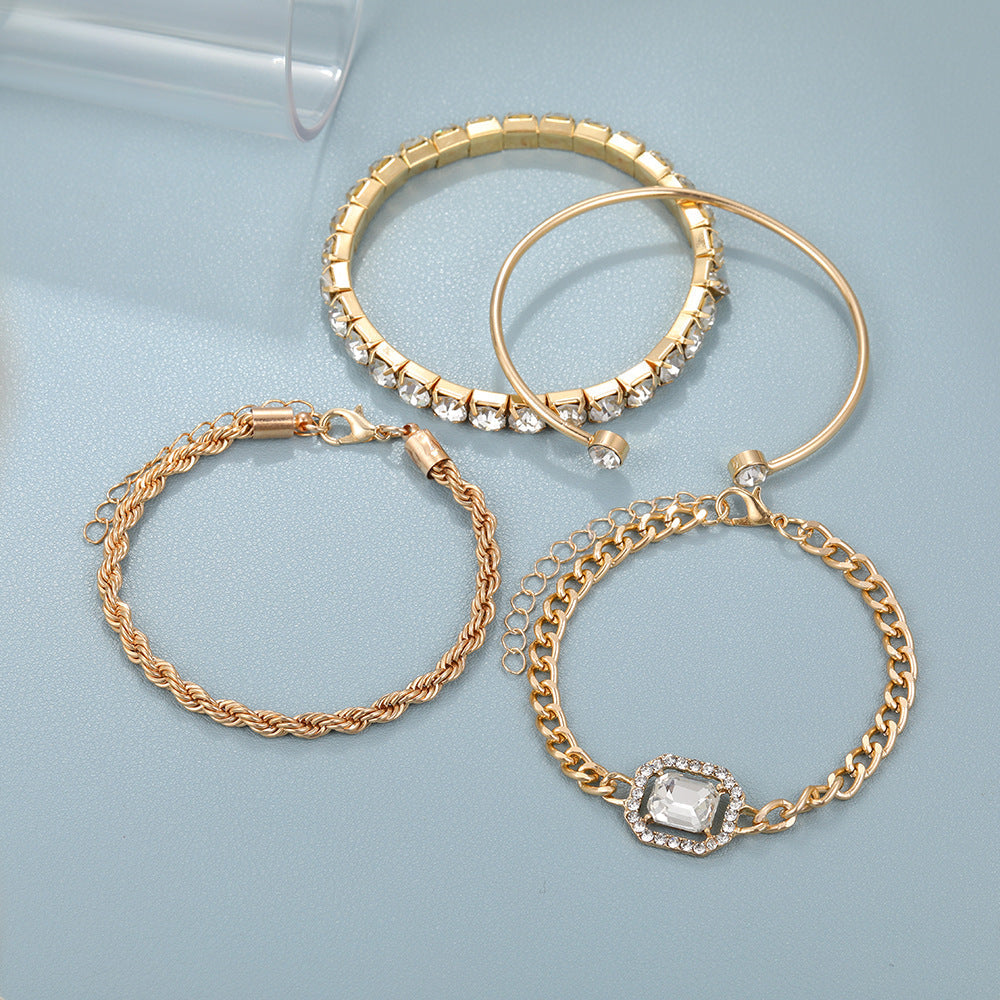 Inyx | Elegant Four-Piece Bracelet Collection