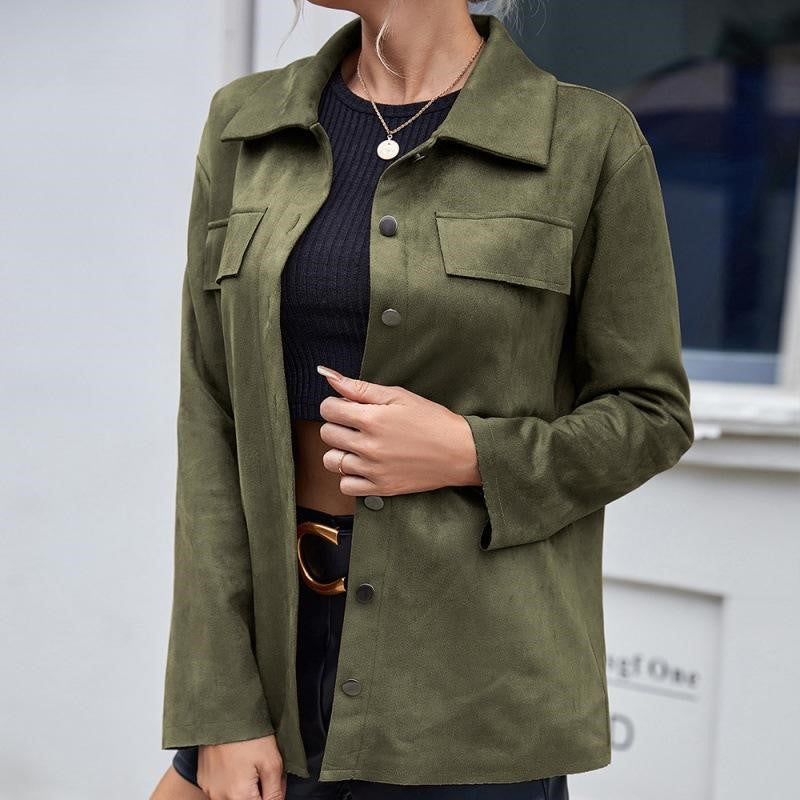 Oly | High-Quality Suede Coat for Women - Stylish and Versatile