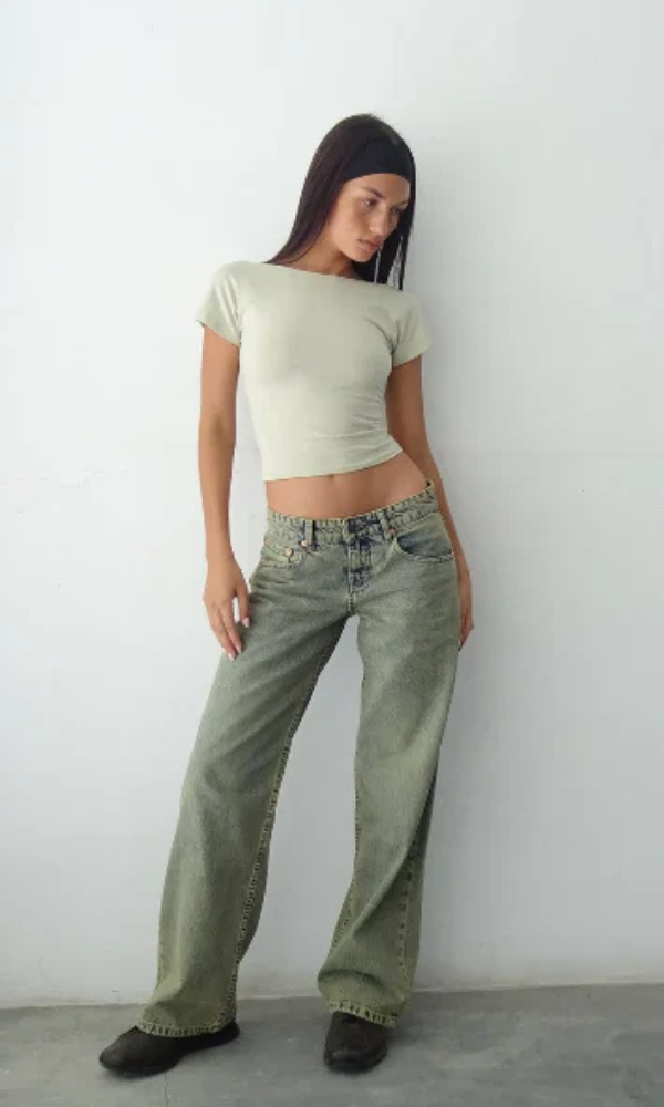 Roja | Trendy Women's Low-Rise Straight-Leg Jeans