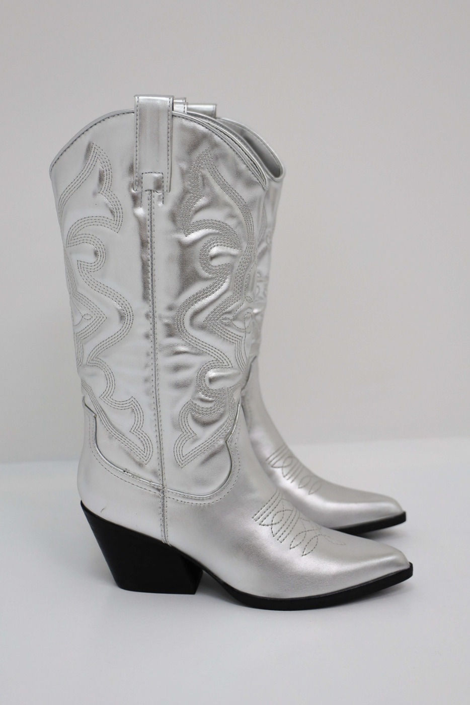 Bella | Chunky Heeled Cowboy Boots