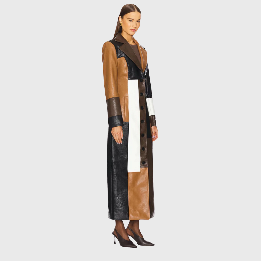 Marianne | Classic Colorblock Trenchcoat