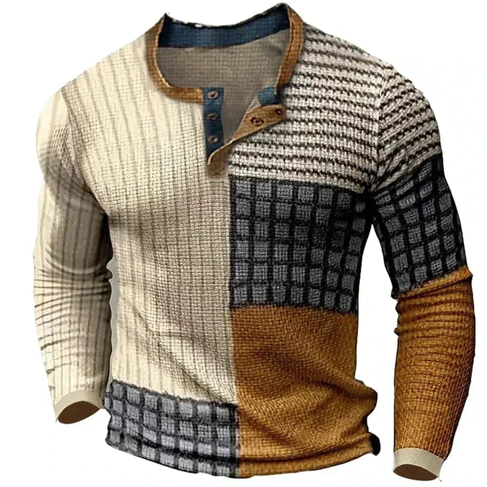 Enrico Braciano Long Sleeve Henley