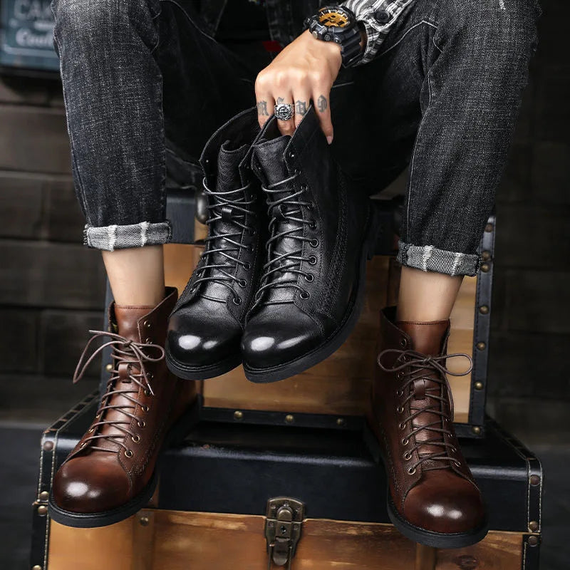 Grayson™ - Vegan Leather Orthopedic Winter Boots