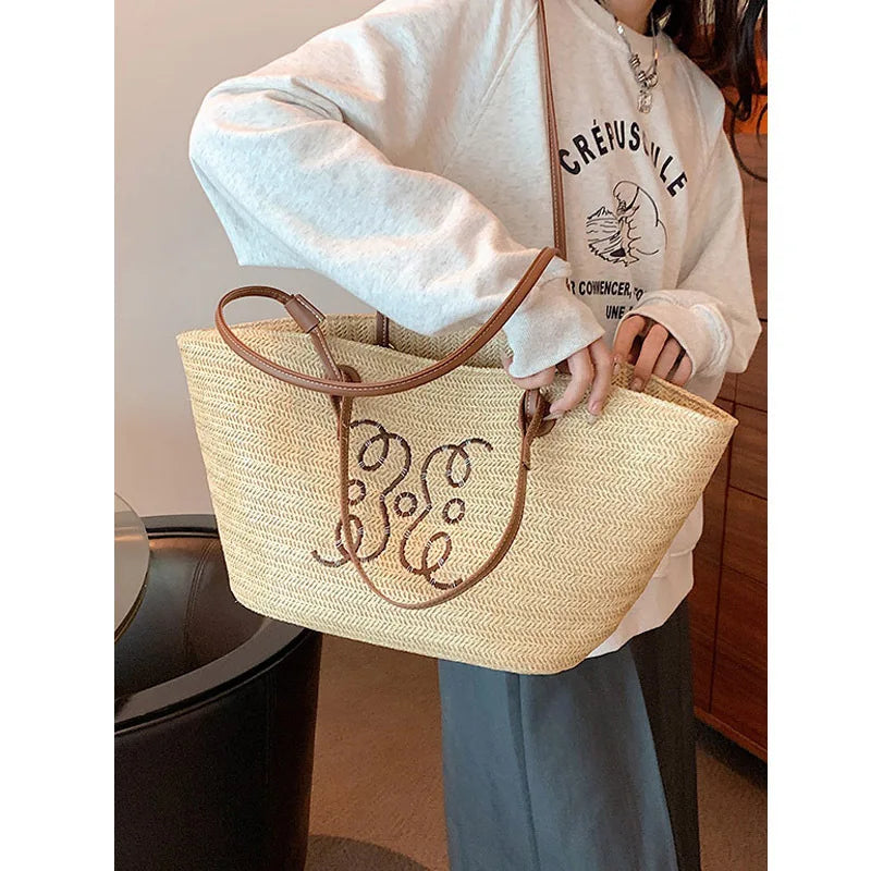 Jill-Ann | Large Handmade Boho Beach Bag