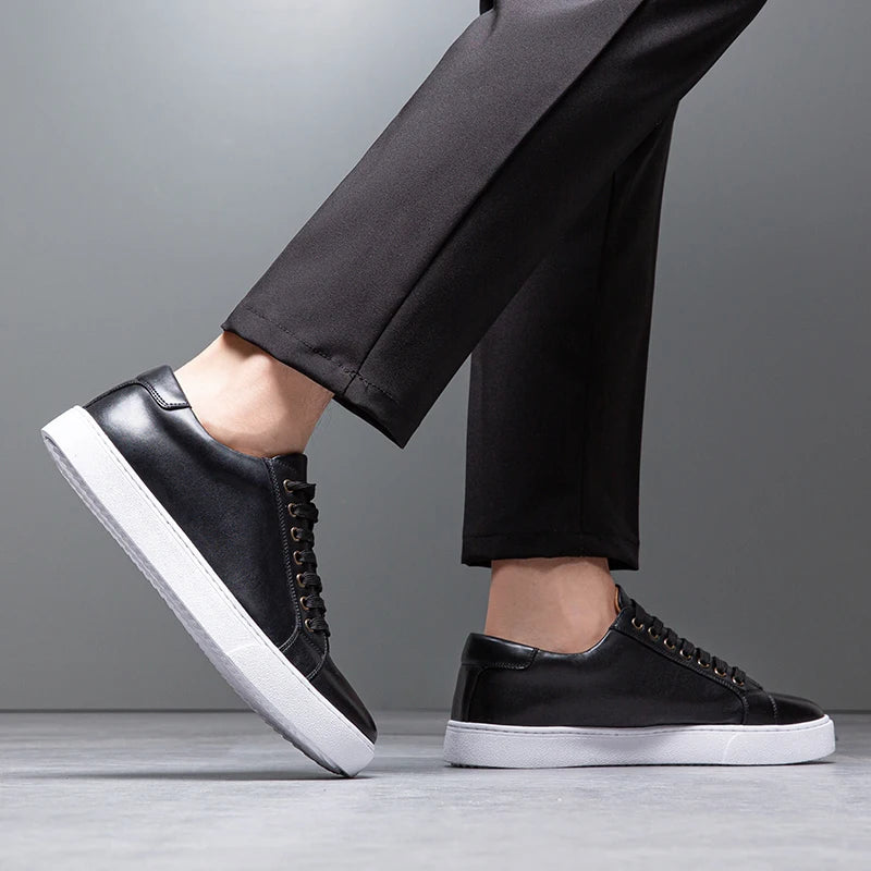 Carter™ - Cozy Leather Sneakers
