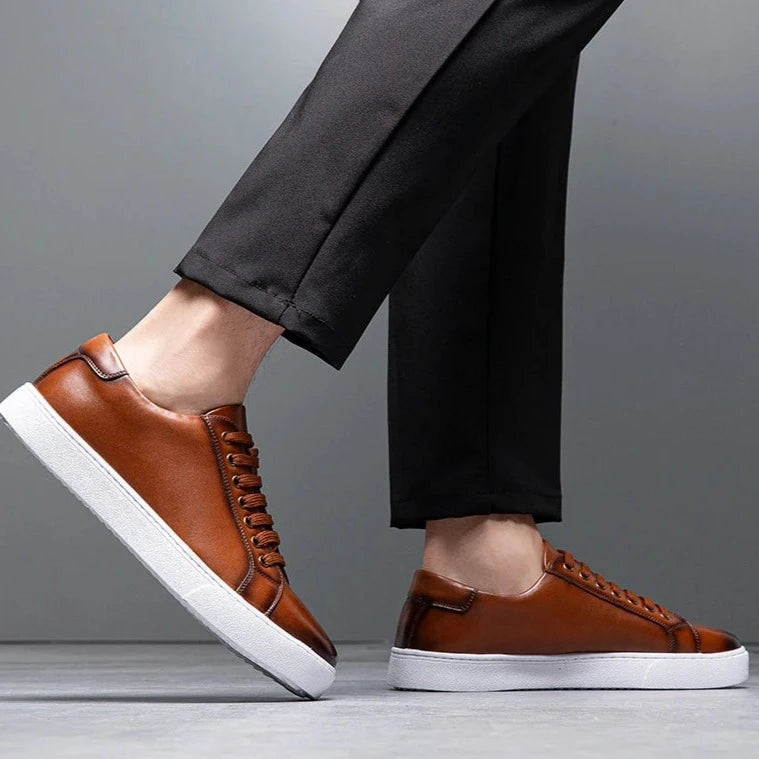 Carter™ - Cozy Leather Sneakers