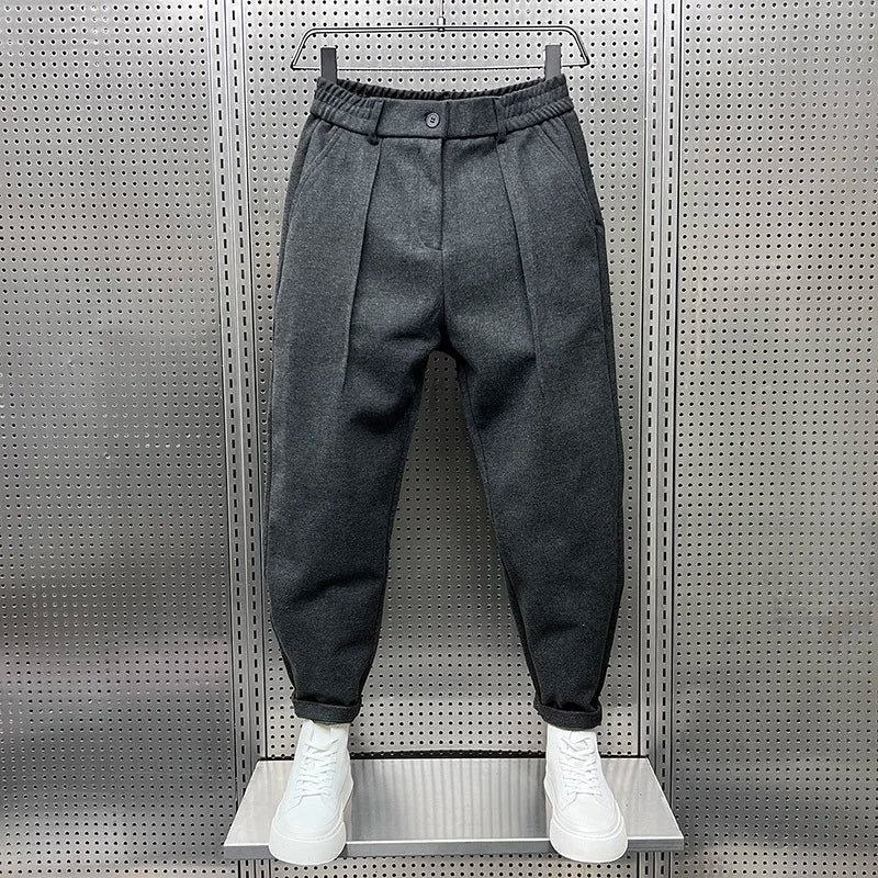 Mathieu - Chic Houndstooth Trousers