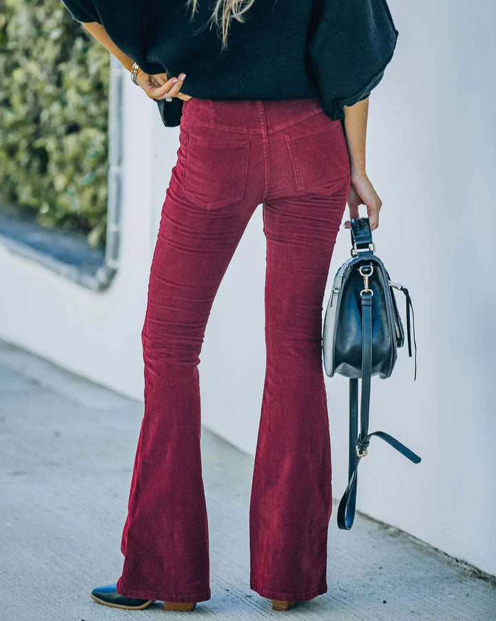 Rosa | Women's High-Waisted Flare Pants