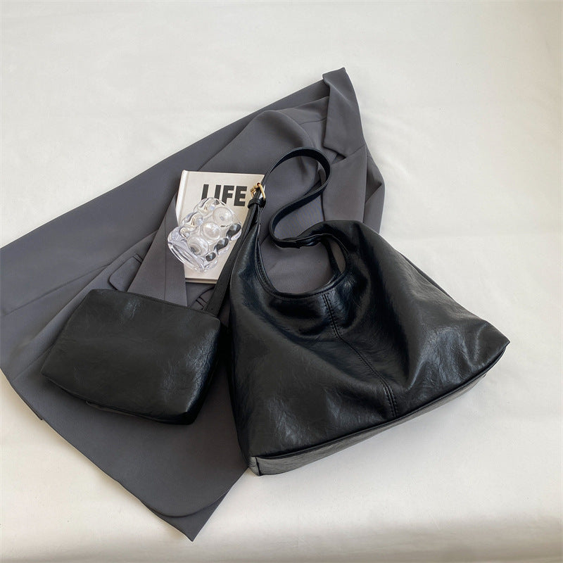 Esra | Vintage Vegan Leather Shopper