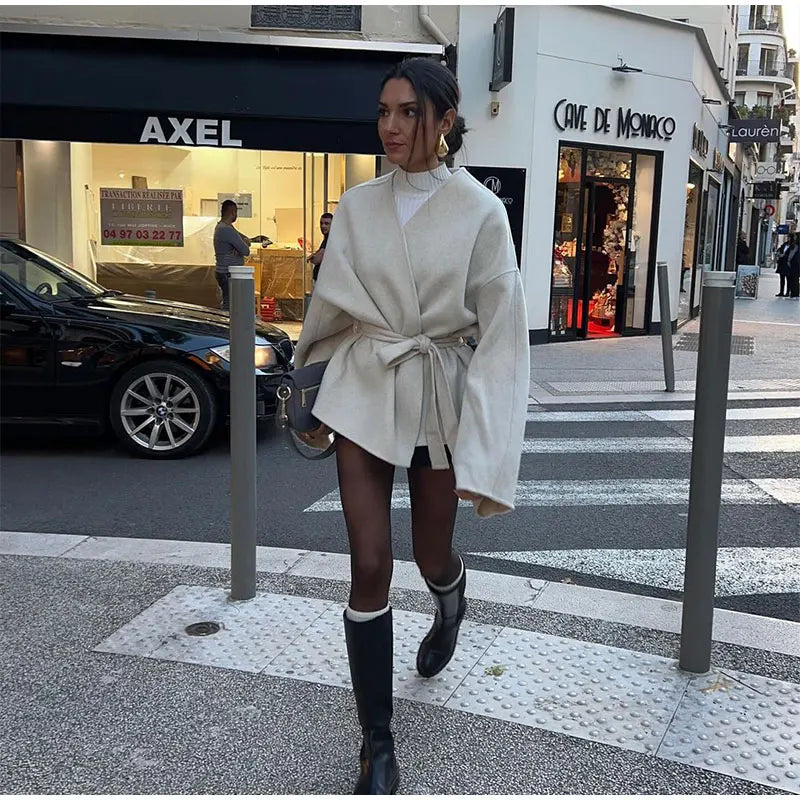 Nova | Elegant Coat with Belt