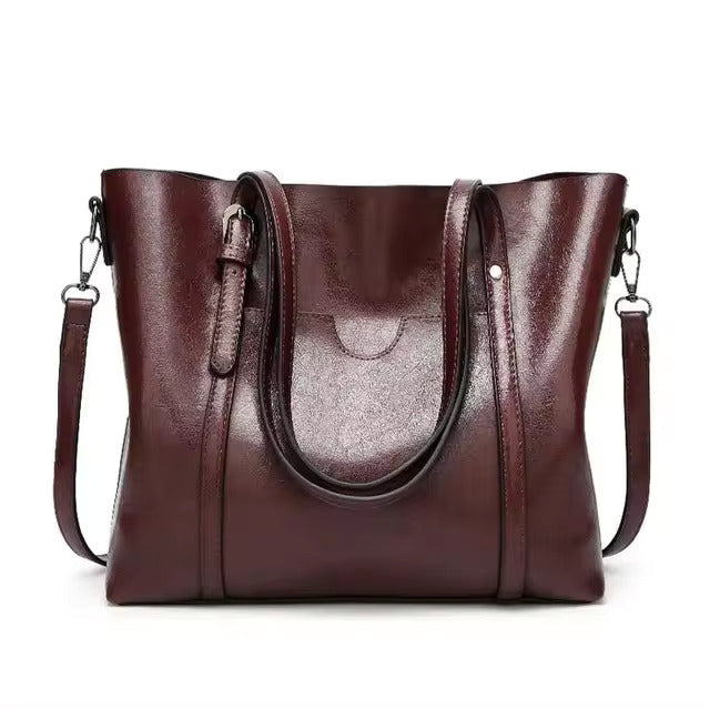 Mirla | Stylish and Spacious Leather Tote Bag