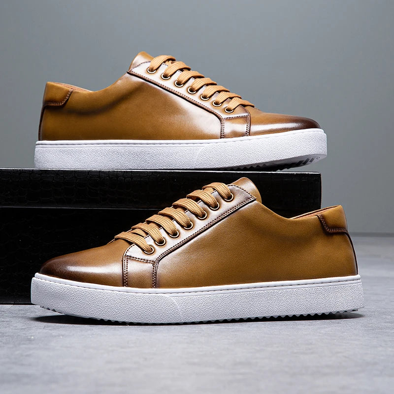 Carter™ - Cozy Leather Sneakers